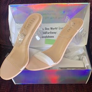 RevolTan and Clear Heels Elegant Design
